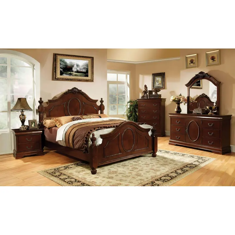 Velda II Brown Cherry Mirror