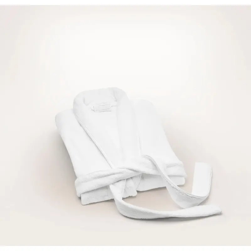 Women's Plush Robe - White/White