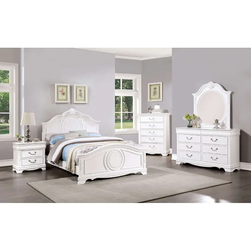 Alecia Twin Bed In White