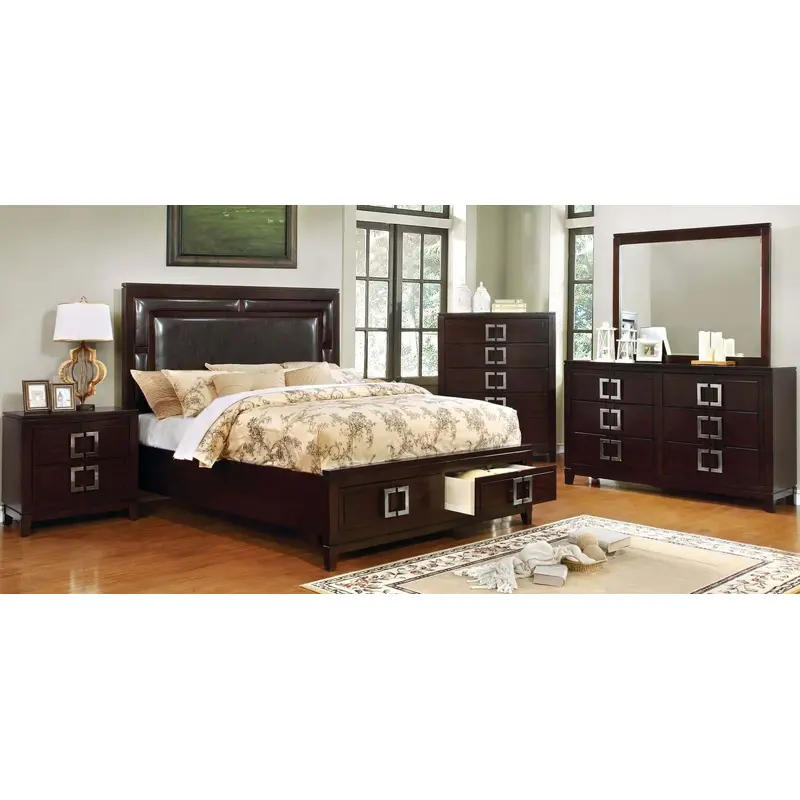 Balfour Brown Cherry Mirror