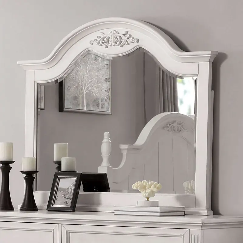 Georgette Mirror In Antique White