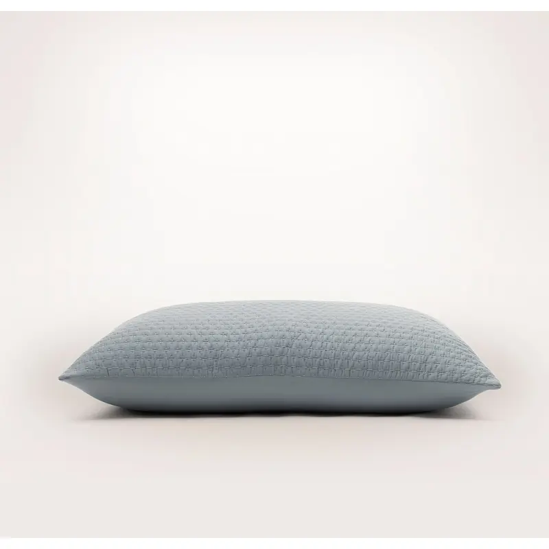 Signature Textured Stitch Quilted Sham - Bluestone