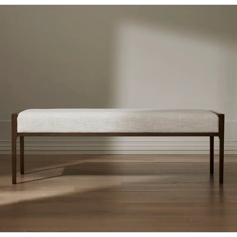 Upholstered Bench - Espresso