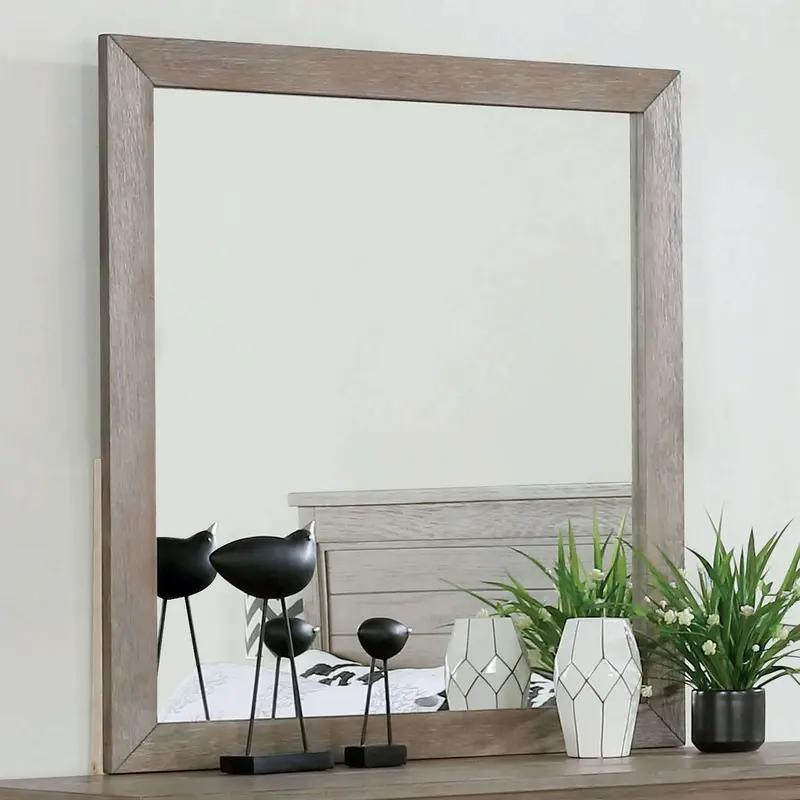 Vevey Mirror In Gray