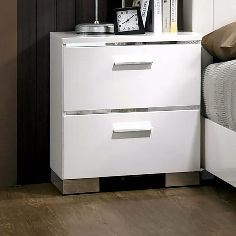 Malte Night Stand In White