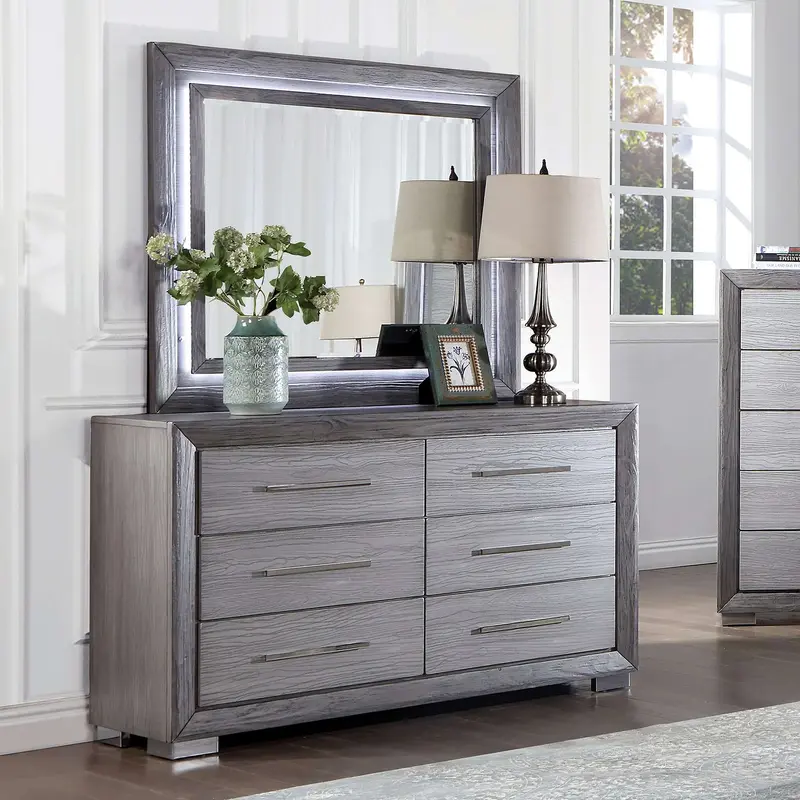 Raiden Dresser In Gray