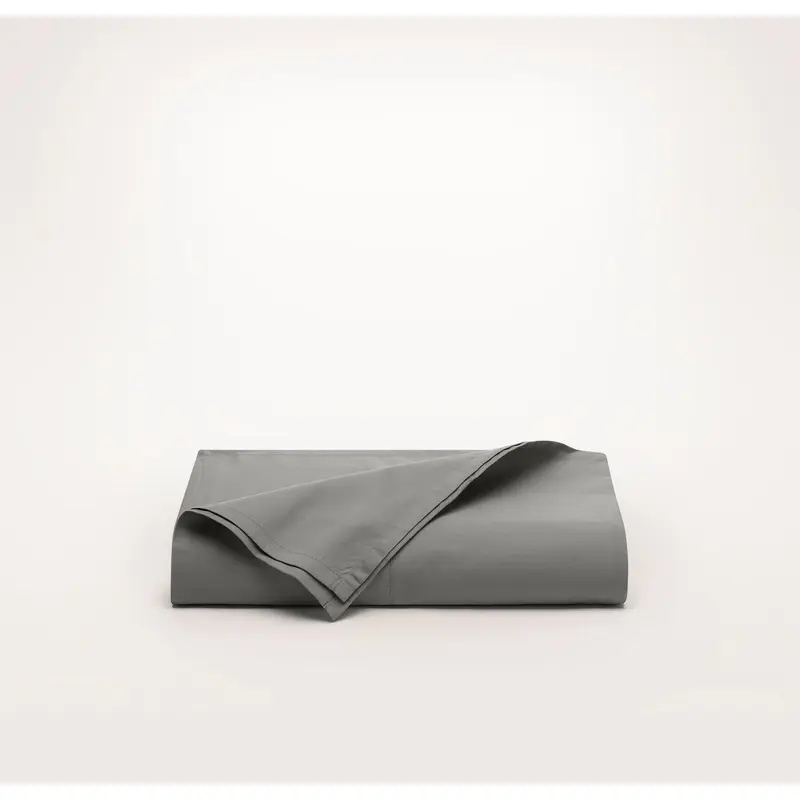 Signature Hemmed Flat Sheet - Stone