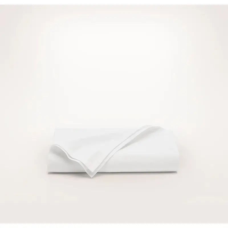 Signature Hemmed Flat Sheet - White