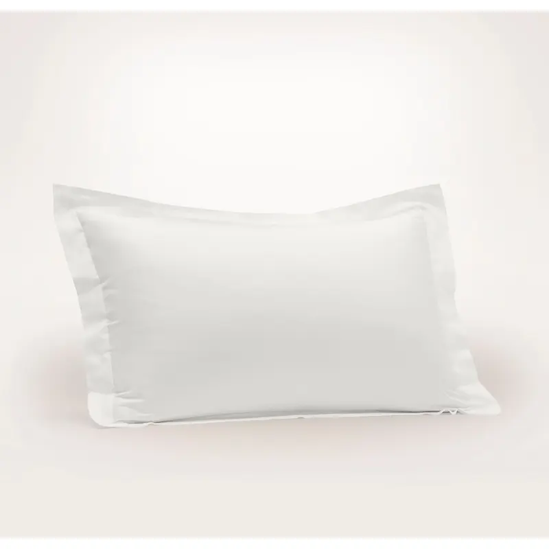 Signature Hemmed Sham - White