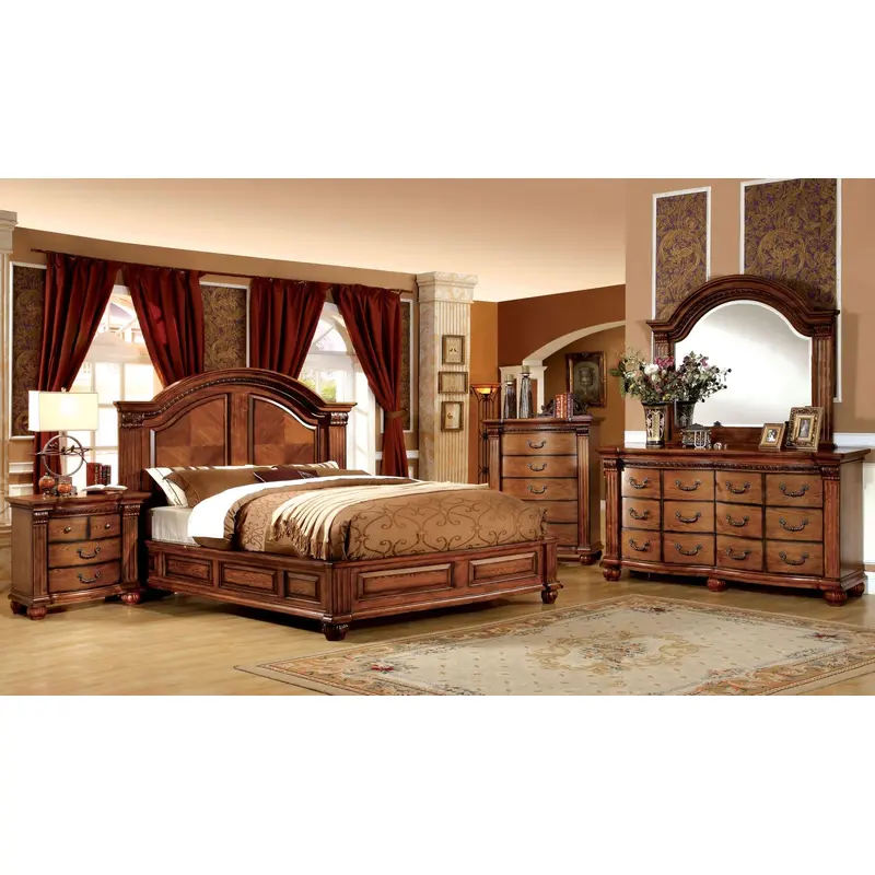 Bellagrand Antique Tobacco Oak Cal. King Bed