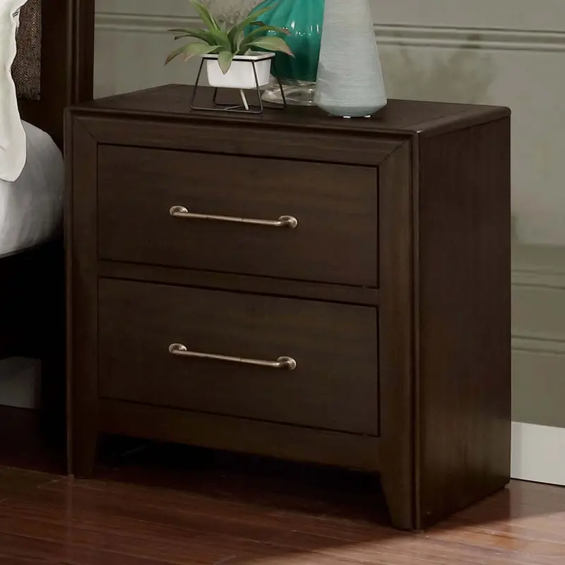 Jamie Night Stand In Walnut
