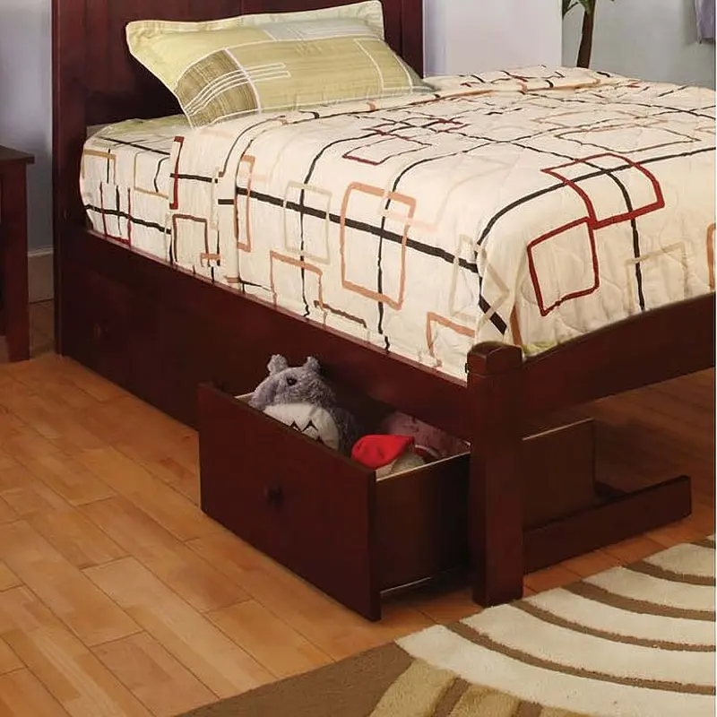 Omnus Youth Bedroom Set w/Carus Bed (Cherry)