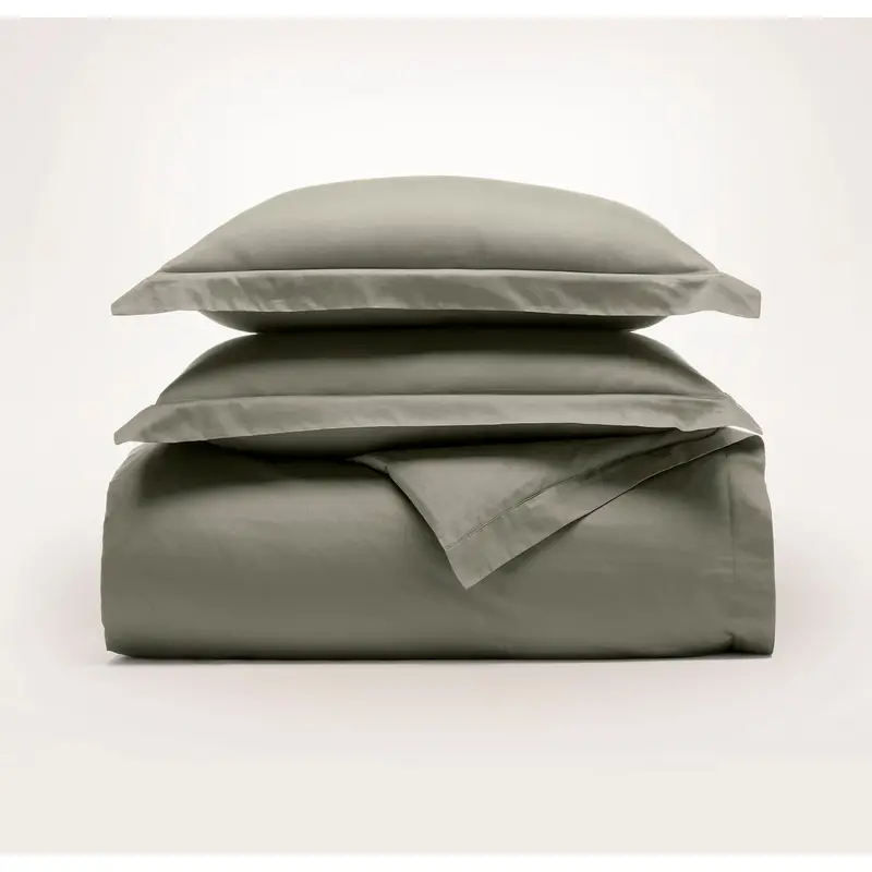 Signature Hemmed Duvet Set - Juniper
