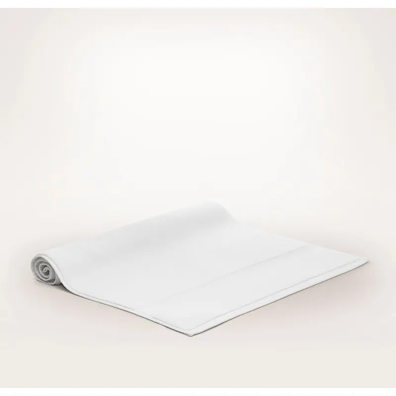 Plush Bath Mat - White