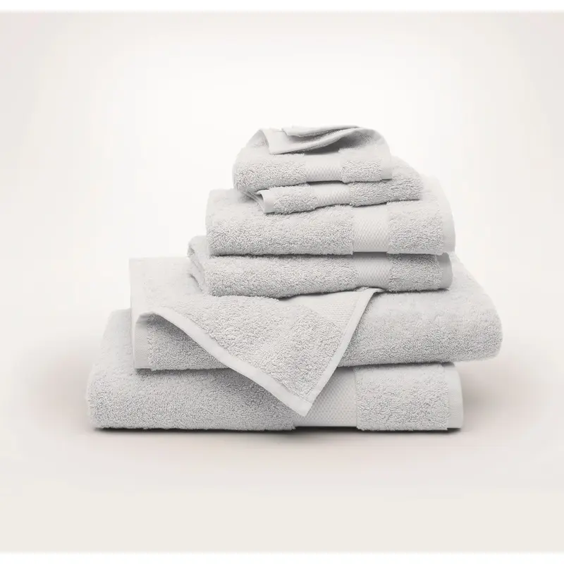 Plush Bath Towel Set - Pewter