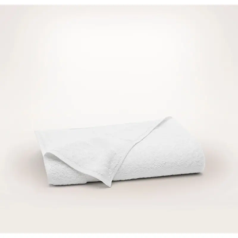 Plush Bath Towel - White