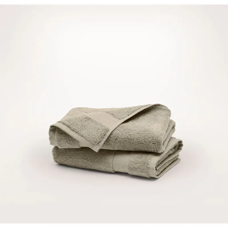 Plush Hand Towels (Pair) - Oak