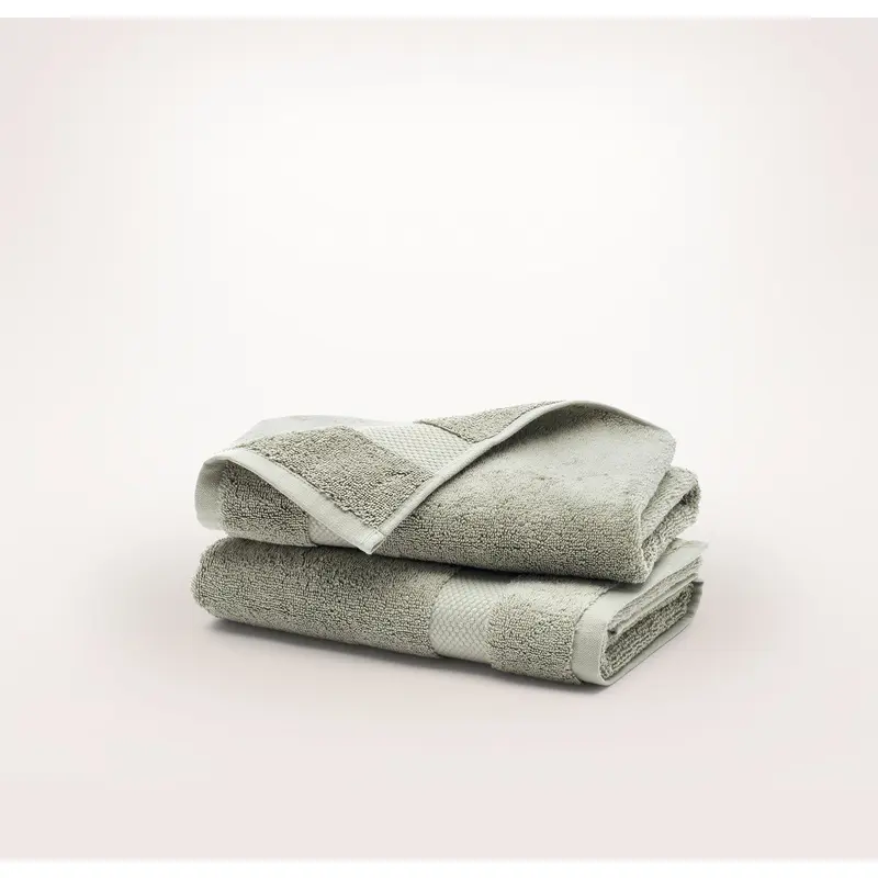 Plush Hand Towels (Pair) - Sageleaf