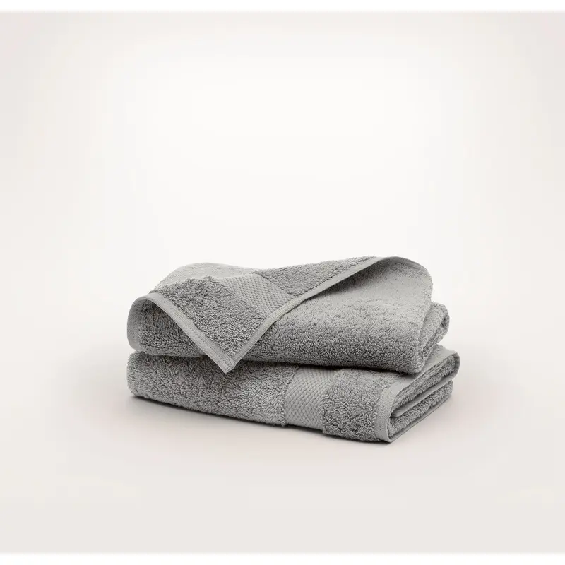 Plush Hand Towels (Pair) - Stone