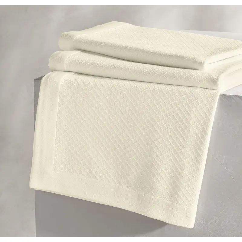 Reserve Cotton Bed Blanket - Ivory