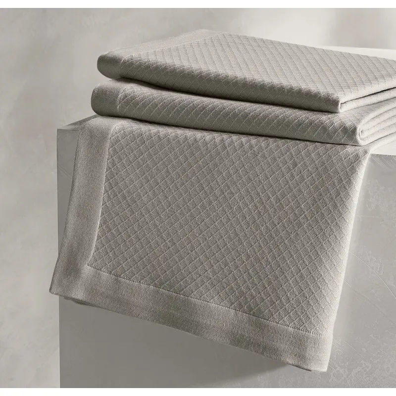 Reserve Cotton Bed Blanket - Pewter
