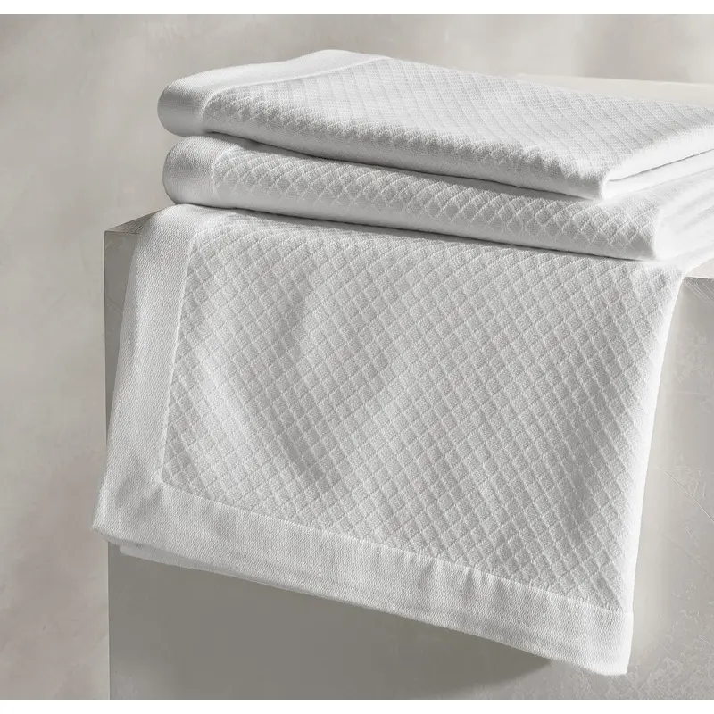 Reserve Cotton Bed Blanket - White