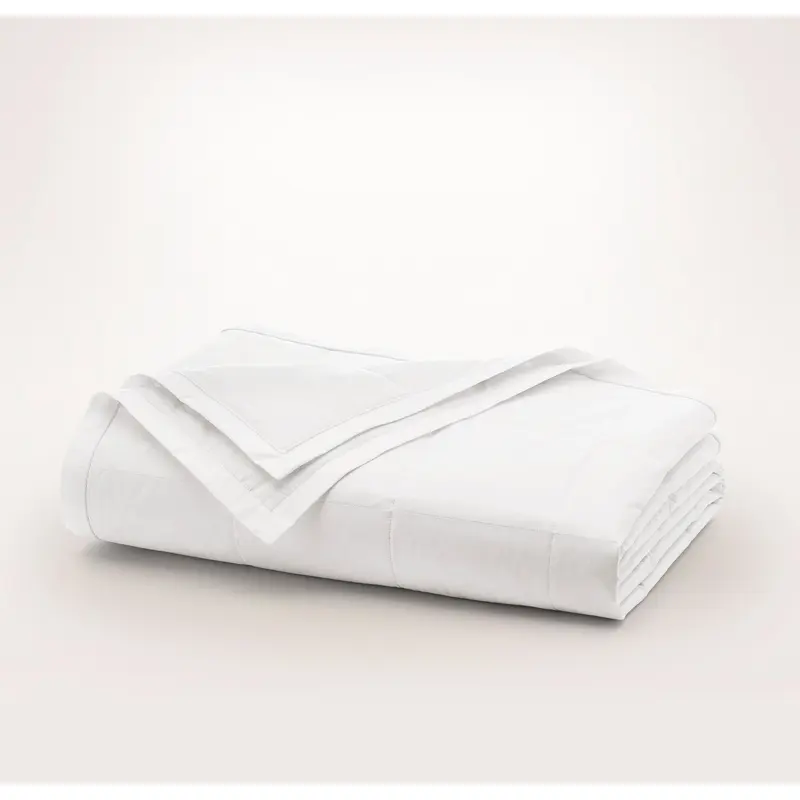 Down Alternative Quilted Bed Blanket - White