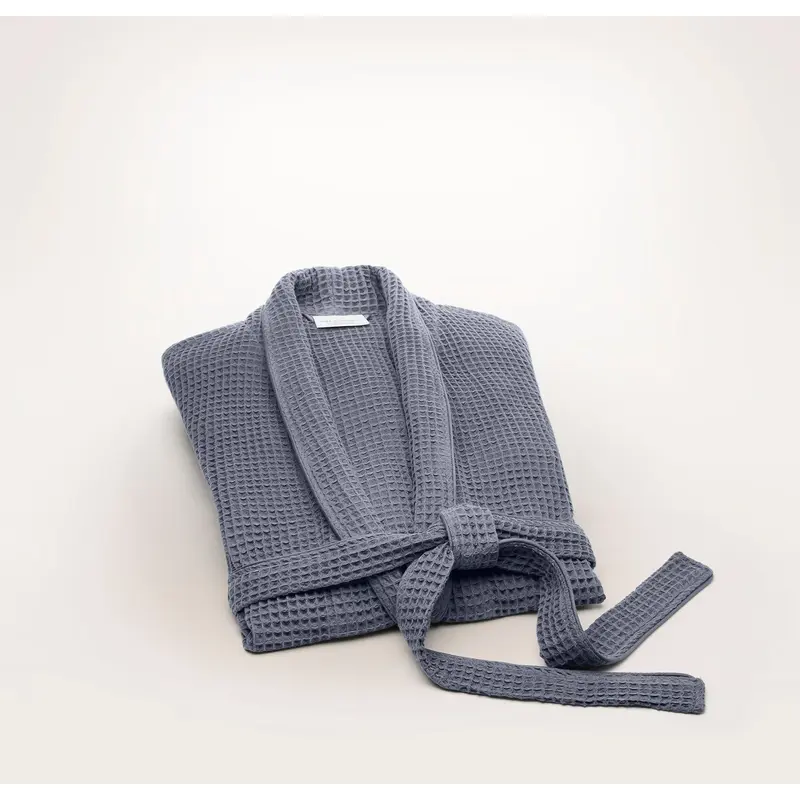 Men's Waffle Robe - Mineral