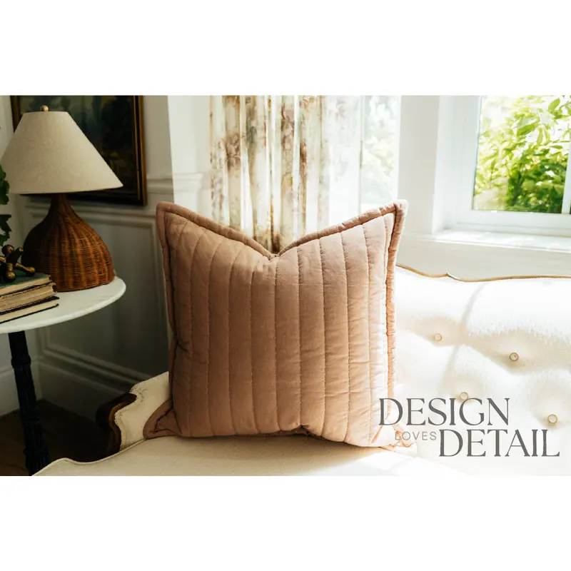 Mollie Luxe Quilted Euro Pillow Cover