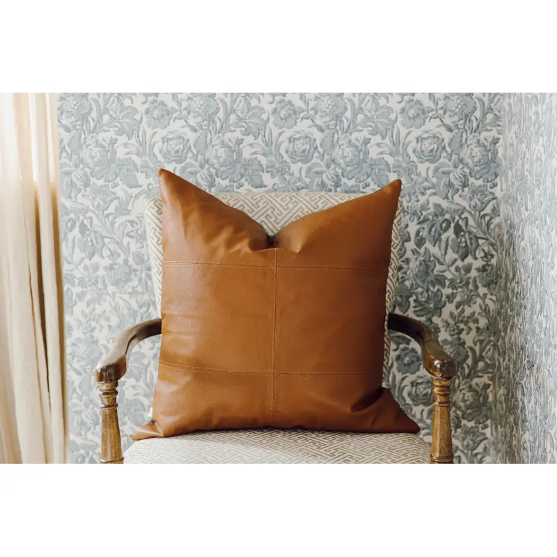 Owen Luxe Leather Euro Pillow Cover