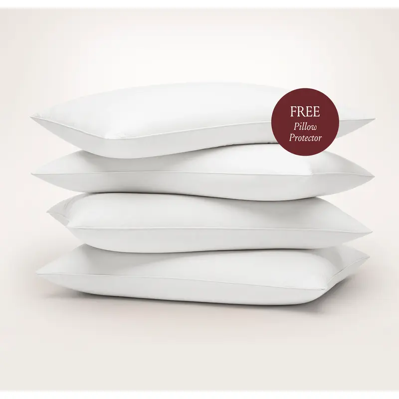4-Pillow Starter Bundle + Free Pillow Protector