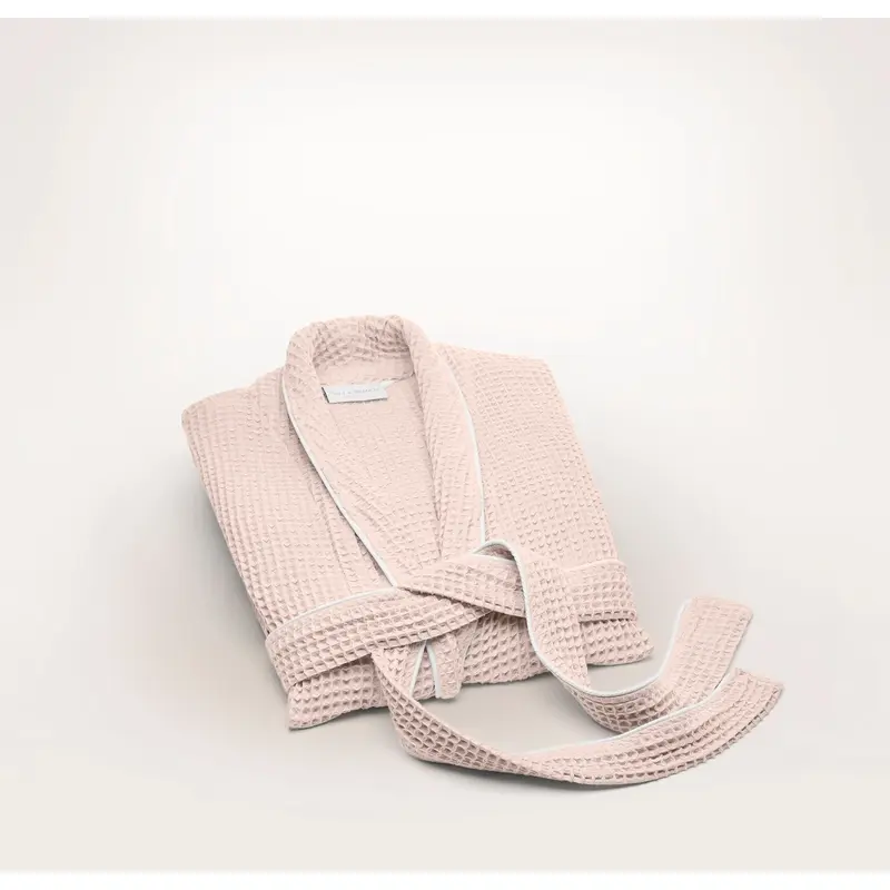 Robes - Blush/White Waffle