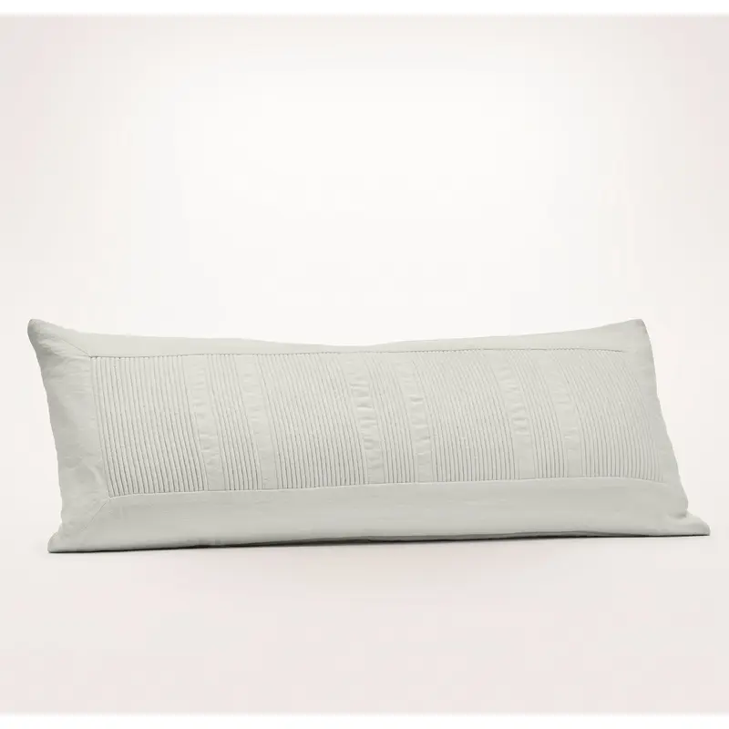 Fluted Pillow Cover (Lumbar) - Mist
