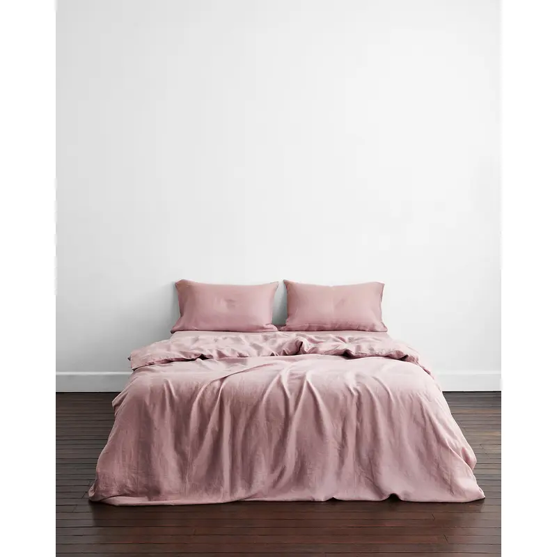 Lavender 100% French Flax Linen Bedding Set