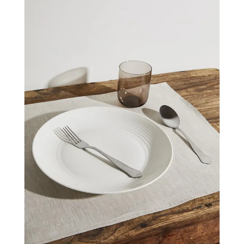 Oatmeal 100% French Flax Linen Placemats (Set of Four)