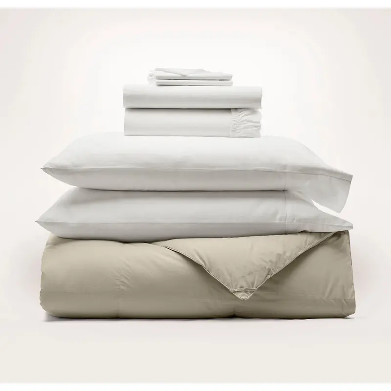 Percale Quilted Comforter Starter Bundle