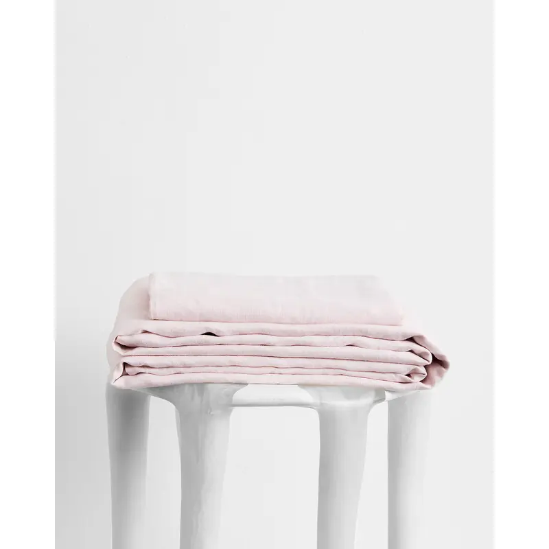 Rosewater 100% French Flax Linen Sheet Set