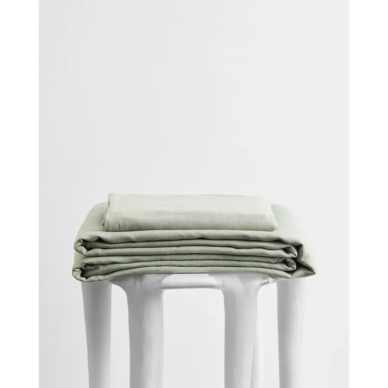 Sage 100% French Flax Linen Sheet Set