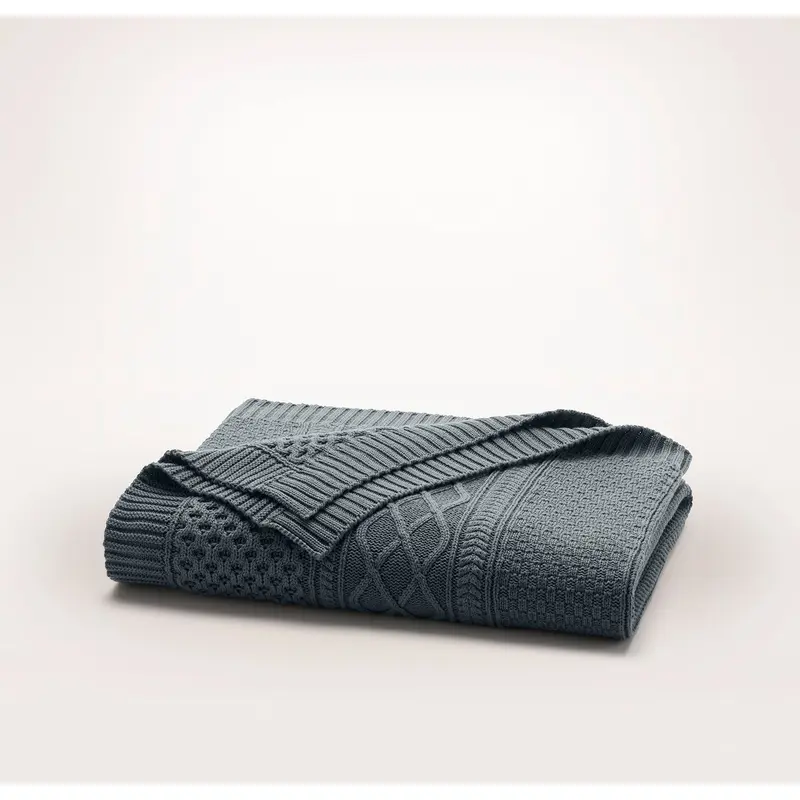 Aran Knit Throw Blanket