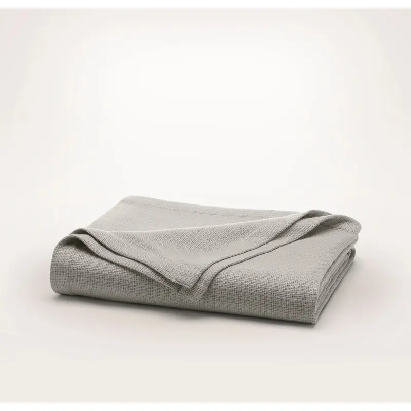 Lightweight Bed Blanket - Pewter