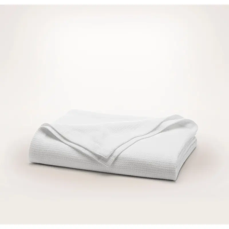 Lightweight Bed Blanket - White