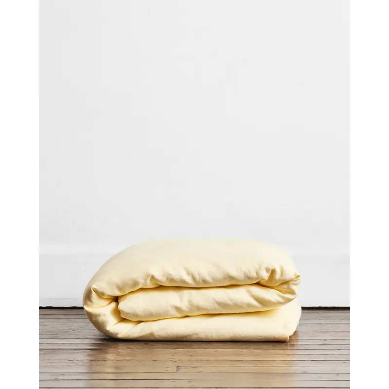 Limoncello 100% French Flax Linen Duvet Cover