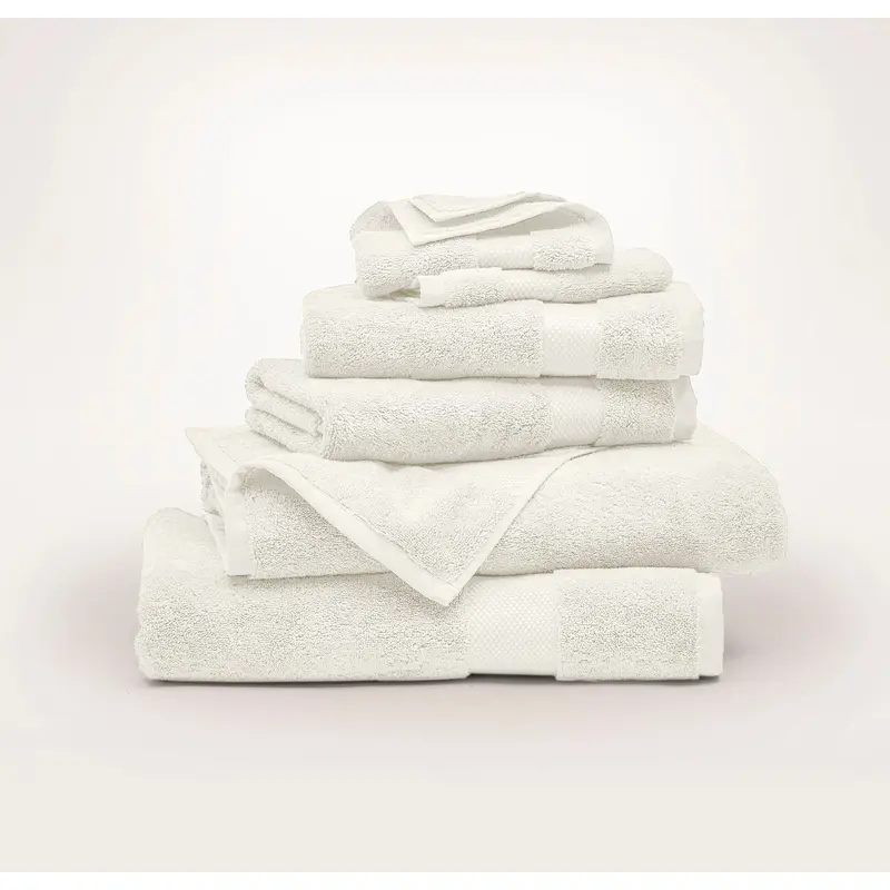 Plush Bath Towel Set - Cream