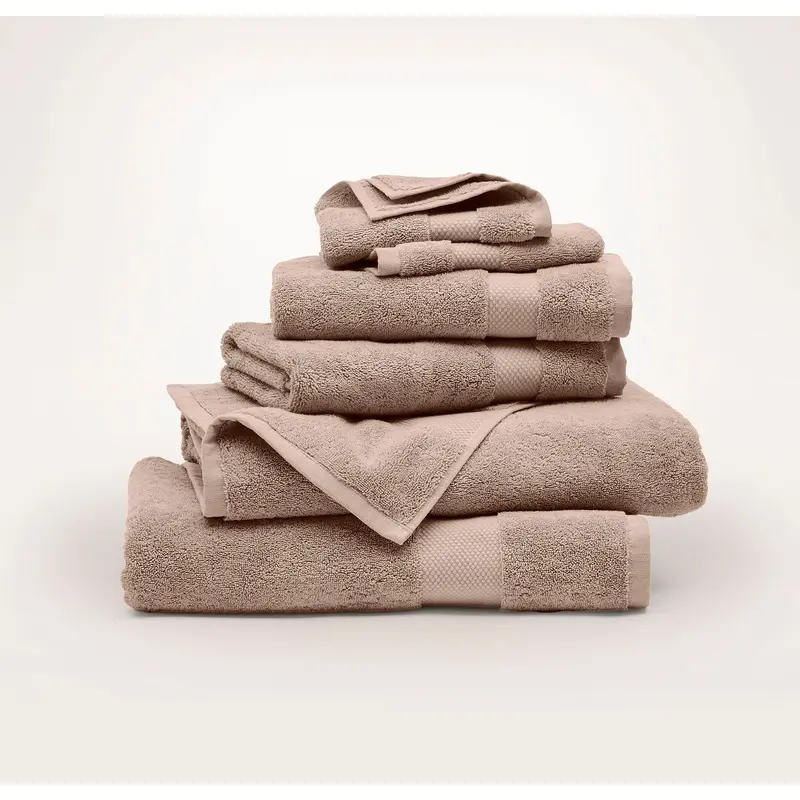 Plush Bath Towel Set - Dusty Rose