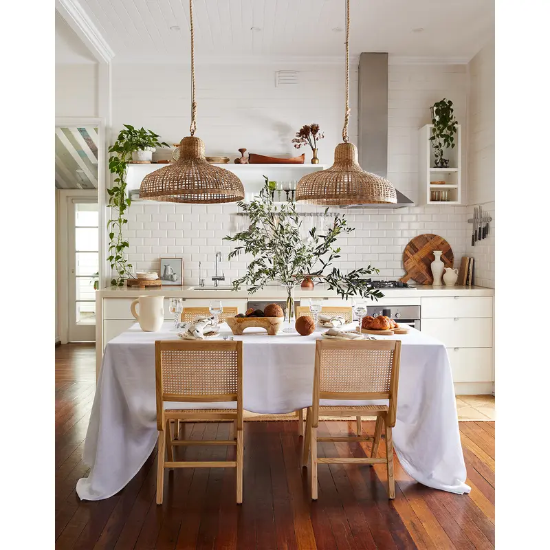 White & Oatmeal Table Bundle