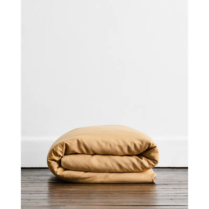 Caramel 100% French Flax Linen Duvet Cover