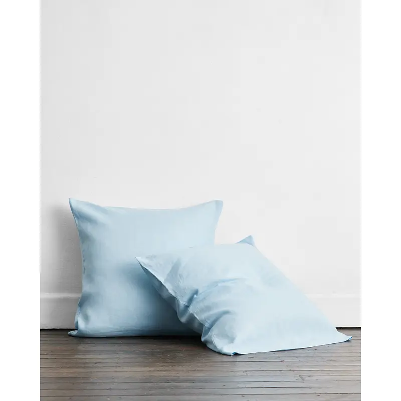 Coast 100% French Flax Linen European Pillowcases (Set of Two)