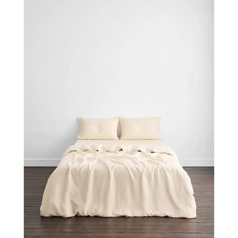 Crme 100% French Flax Linen Bedding Set