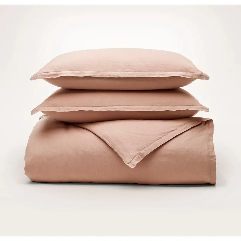 Linen Duvet Set - Terracotta