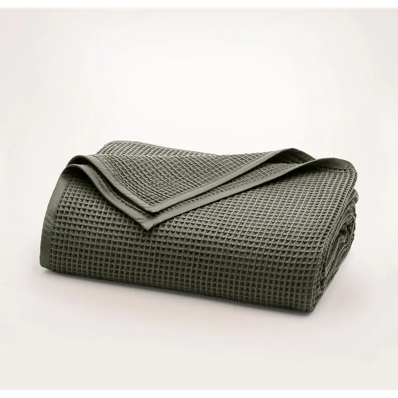 Waffle Bed Blanket - Juniper